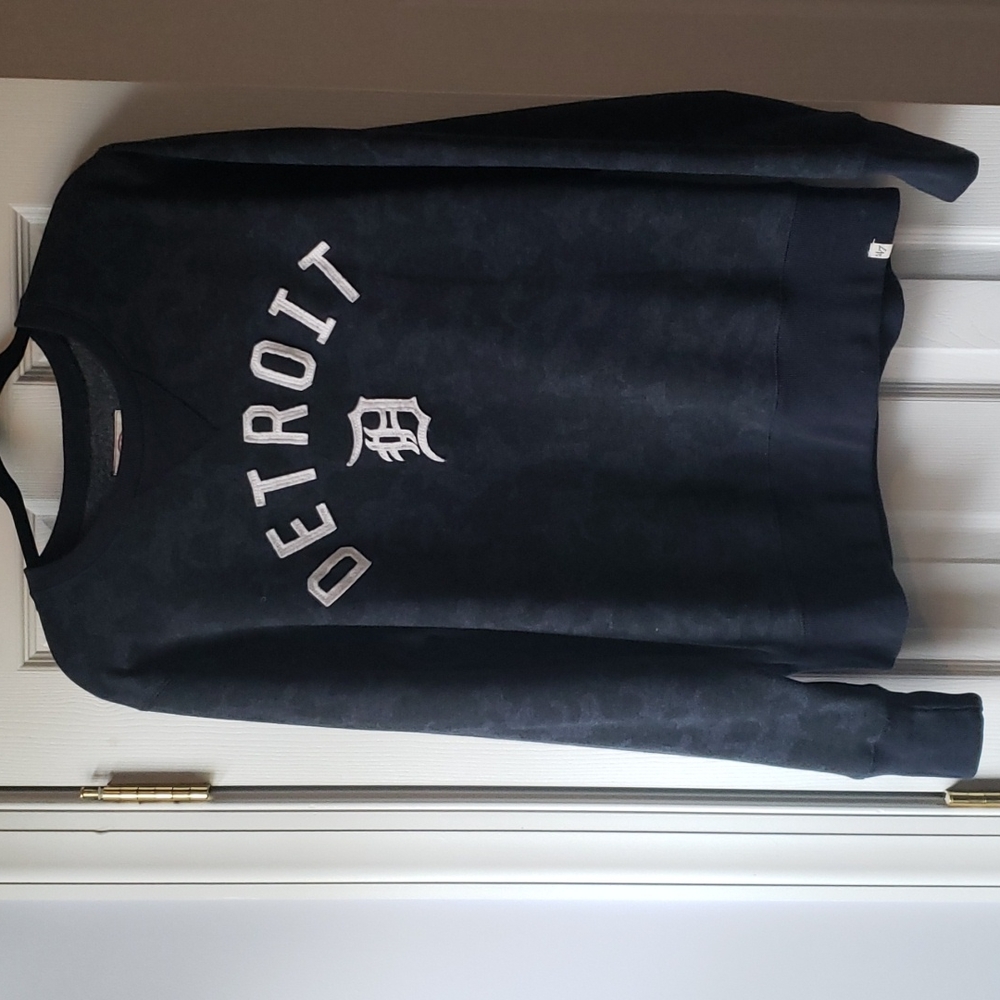 Mens Detroit sweatshirt, dark blue/grey camo